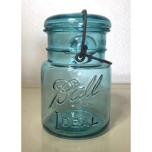 Blue Ball Jar 1923-1933 Ideal - Pint No.4